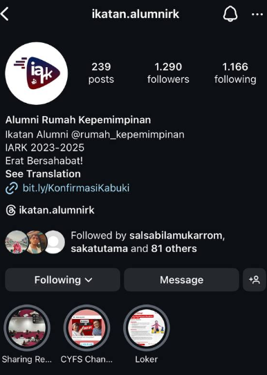 Branding Management - Alumni Management - Rumah Kepemimpinan