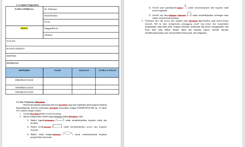 Dokumen SOP - Penyediaan Dokumen SOP dan Assessment